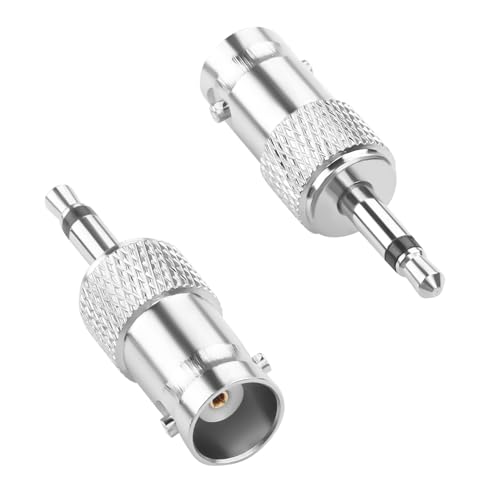Adaptador de Audio BNC Hembra a TS 3.5mm Mono 2 Pzs miniatura 1