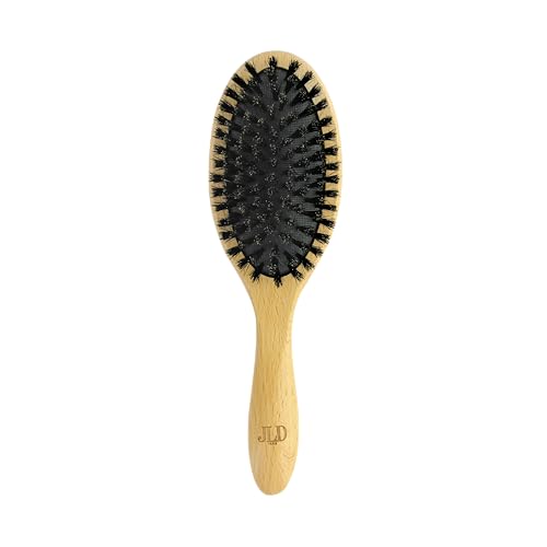 Brosse démêlante en bois Jean Louis David sanglier anti-casse pour cheveux épais et fins