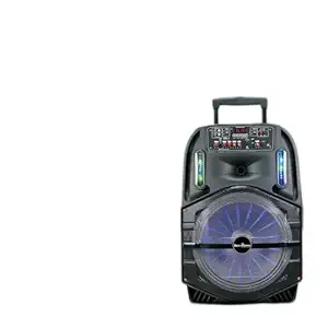 JACK MARTIN Blaster 15 |Portable Speaker with 15 inch Subwoofer, 2 Wireless Mic & RGB Lights 140 W Bluetooth Party Speaker (Black, Stereo Channel)