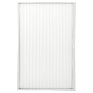 RecPro RV Pleated Folding Shower Door and Frame | Sliding, Retractable, Wrinkle Free | White | 36" x 67"