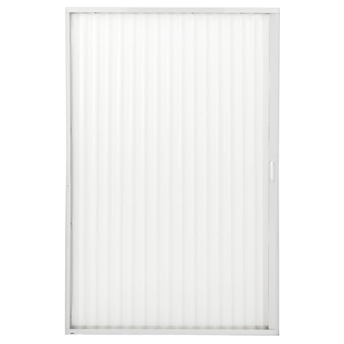 image for RecPro RV Pleated Folding Shower Door and Frame | Sliding, Retractable
