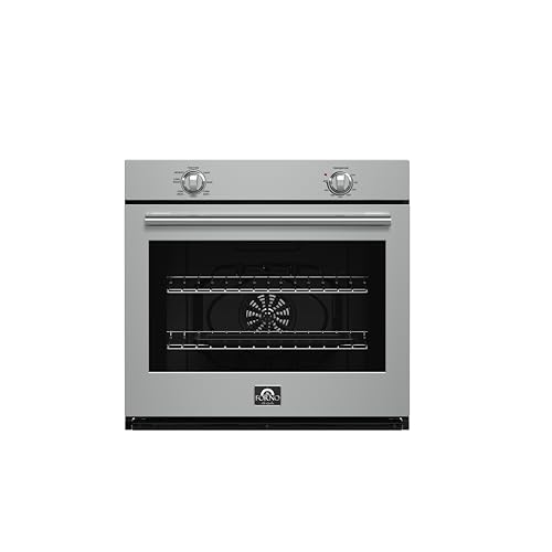 Forno Vomero 30-Inch Wall Oven – 5 Cu. Ft. Capacity, Stainless Steel, 3550W Convection, Mechanical Controls, Self-Cleaning Function
