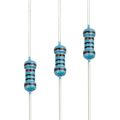 EDGELEC 100pcs 1K ohm Resistor 1/4w (0.25 Watt) ±1% Tolerance Metal Film Fixed Resistor, Multiple Values of Resistance Optional Cover