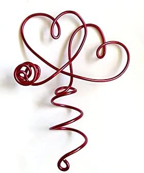 Mini Tree Topper Intertwined Hearts For Small Christmas And Valentine Trees