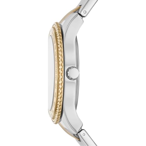 FOSSIL Damenuhr Stella Sport, QuarzMultifunktionswerk, 37mm MultiEdelstahlgeh&auml;use mit Edelstahlarmband, ES5107