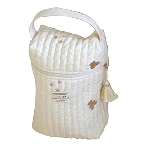 Lamala Lindo algodón bolsa de almacenamiento para maternidad organizador de pañales de bebé bolsa de cochecito para pañales, pañales, juguetes, bolsa de pañales, cochecito de bebé