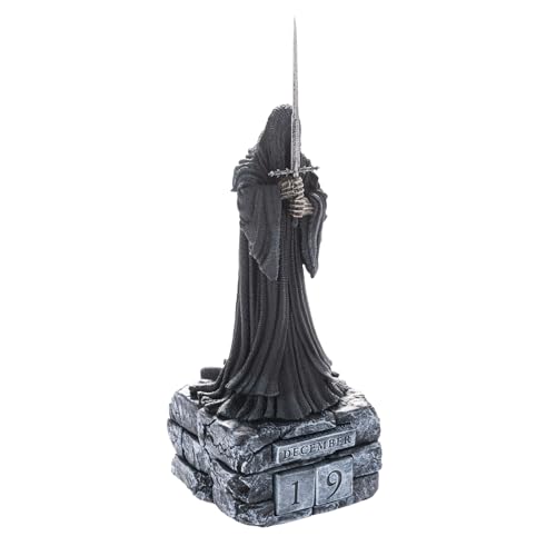 Grupo Erik Ewiger Kalender Der Herr der Ringe Figur 3D Kalender Tischkalender zum Aufstellen - Dauerkalender - Offizieller Nazgul Der Herr der Ringe Fanartikel Büro Deko