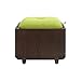 Idealny do Shoe Cubby Wielofunkcyjny stołek do przechowywania kwadratowego, stołowa stołowa stołowa stołowa stołowa stołowa stołowa stołowa stołowa do butów tkaniny poduszki 40 * 40 * 34cm Organizer p