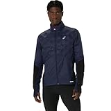 ASICS Men's ROAD WINTER JACKET Running Apparel, L, MIDNIGHT
