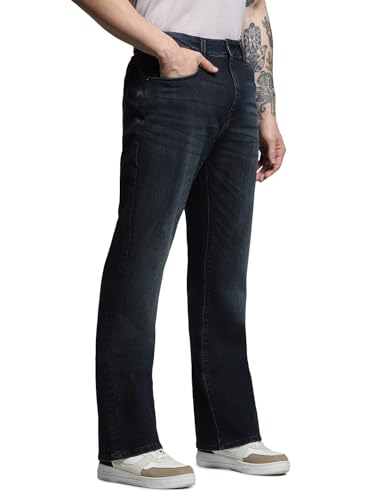 Image of Jack & Jones Men's Regular Fit Jeans | High Rise | Jeans for Men