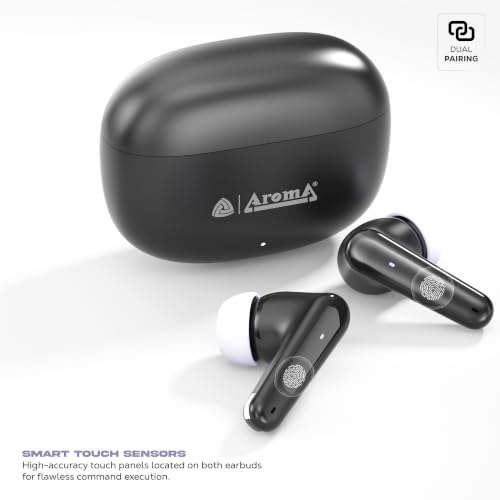 Image of AROMA NB126 Force Plus Upto 50Hr Playtime*, Fast Charging, Dual Pairing, Heavy Bass Bluetooth