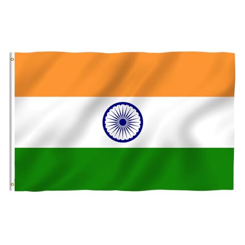 Image of The Flag Company Indian National Flag 20 x 30 Inches | Premium Polyester Fabric | Fade Resistant Tiranga Flag for Indoor & Outdoor Use | Bharat Flag for Home, Office, School & National Celebrations