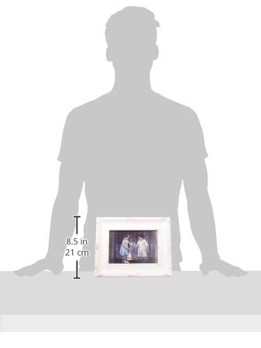 Dii Distressed Wooden Picture Frame Collection Rustic Farmhouse Inspired, 5X7, White #TOP6