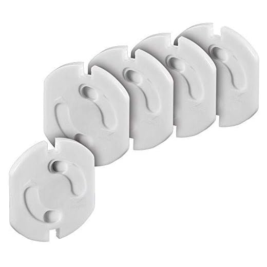 Offgridtec 078114 etiqueta infantil para enchufes con mecanismo de giro – Enchufe – Fusible bebé niños pequeños/20 unidades), color blanco/V2