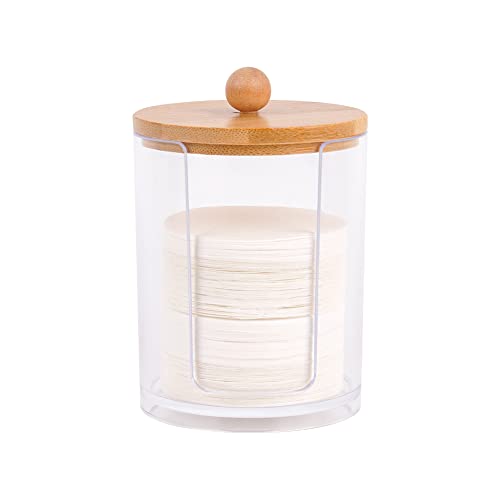 Watchget Espresso Paper Filter Holder Coffee Filter Storage Container With Lid Acrylic Coffee Filter Dispenser Compatible With 51Mm/54Mm/58Mm Round Disposable Paper Filters #TOP12