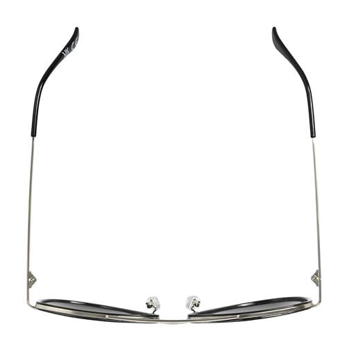 DOCKERS Men's Elias Sunglasses Aviator, Silver/Black, 57.6mm4