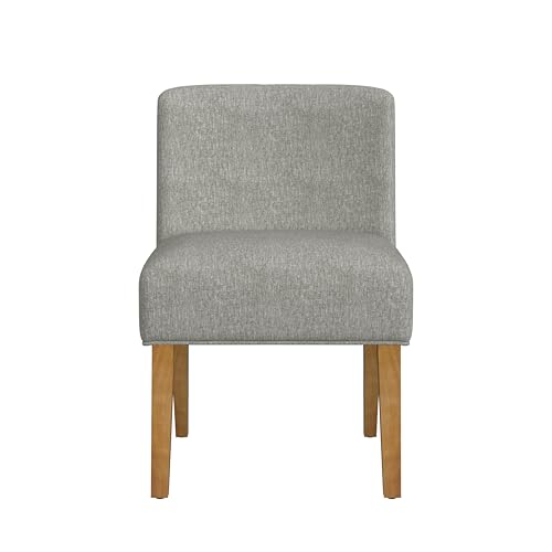 Image of HomePop Low Back Dining Chair - Gray Woven (Single Pack)