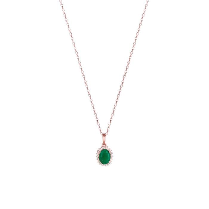 GIVA 925 Silver Rose Gold Evergreen Halo Pendant With Link Chain| Necklace to Gift Women & Girls | With Certificate of Aut... - Review, Price and Buying Guide