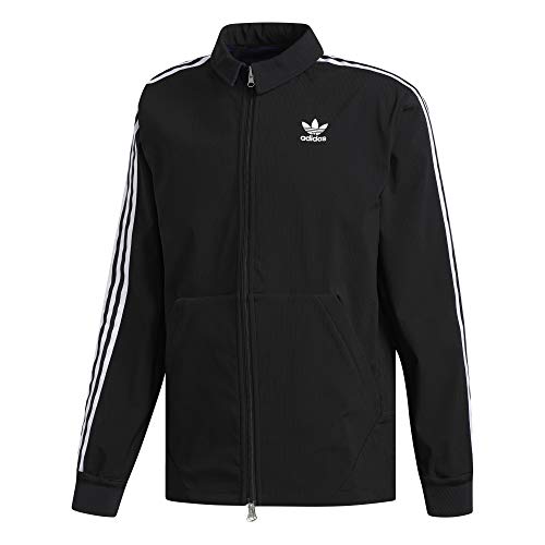 Chaqueta adidas 2020 Rev TT hombre deportiva negro maruni cazadora de entretiempo con bolsillos