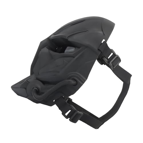 Masque de jeux outdoor noir protection intégrale visage et chiffon nylon