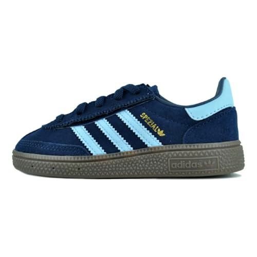 [アディダス ハンドボール スペツィアル CF EL I カレッジネイビー クリアスカイ ガム] HANDBALL SPEZIAL CF EL I CONAVY/CLESKY/GUM5 ji2899（15.0 cm）