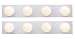 Westinghouse 6659500 4-Light Interior Bath Bar, White Finish (Four Light - 2 Pack)