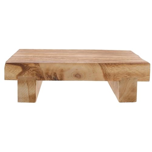 Nicear Marchepied en bois, petite table de chevet, tabouret en bois, présentoir à plantes, base pour décoration de maison, bureau, cuisine