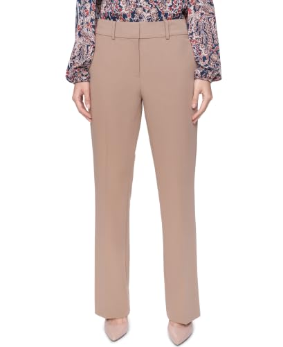 Image of Tommy Hilfiger Solid Sutton Boot Leg Trousers