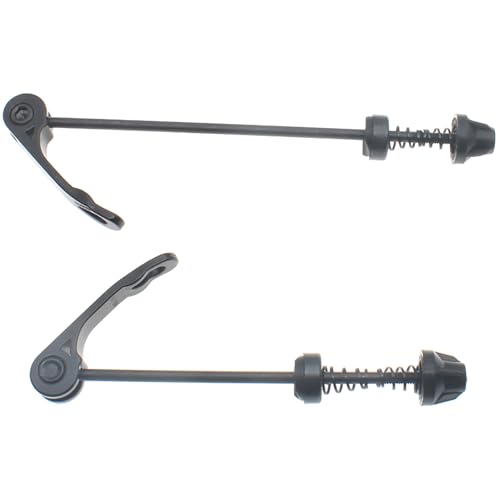 FDXGYH 1 Pair Bike Wheel Hub Front and Rear Skewers Clip Quick Release Bolt Lever Axle Set Mountain Bicycle Accessories for Mountain Bike - Thumbnail 3