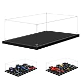 PIPART Vitrina para Lego Cars 77237 77238 77239 77240 77241 77242 77243 77244 77245 77246 77247 77248 77249 77250 77250 1, 11 x 28 x 22 x 10 cm, puede contener tres coches