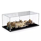 💡【Design exclusif】 : cette boîte de présentation en acrylique est spécialement conçue pour 75290 pour A Ne-w Ho-pe Mos Eislley Cant-ina pour LEGO, s'adapte parfaitement à la taille de votre modèle : 73 x 48 x 25 cm. Convient également pour d'autres objets de collection tels que figurines, trophées, etc.