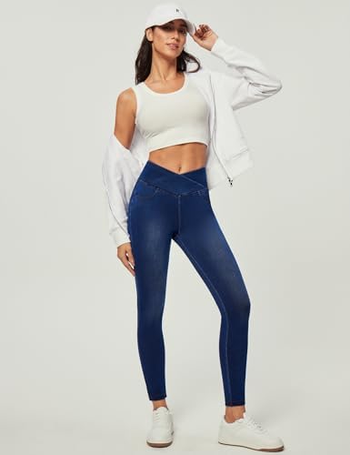 IUGA Women Jeans High Waisted Stretchy Jeans Jeggings for Women Pull on Skinny Jean with Pockets Trendy