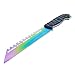 ASR Outdoor Full Tang Hunting Knife ABS Handle Fixed Blade Rainbow Design