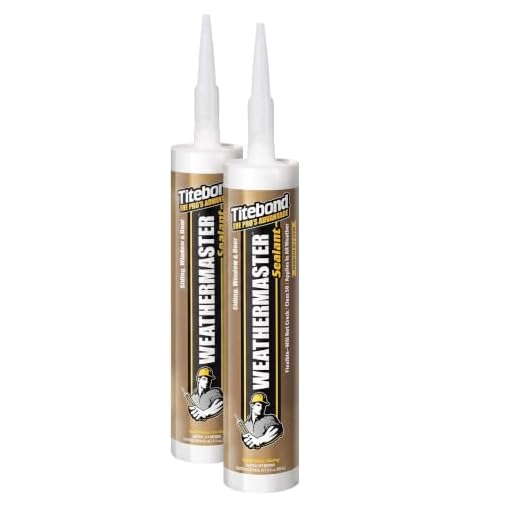 Titebond WeatherMaster Sealant 45561 9.5 Oz. Cartridge - Red (Pack of 2)