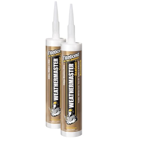 Titebond WeatherMaster Sealant 45561 9.5 Oz. Cartridge - Red (Pack of 2)
