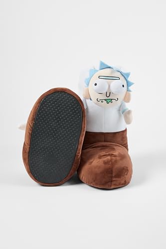 Rick Boots: Hilarious and Cozy Cartoon-Inspired Plush Slippers – Fun and Soft 3D Character Design for Ultimate Comfort – Non-Slip Sole, One-Size Fits All2