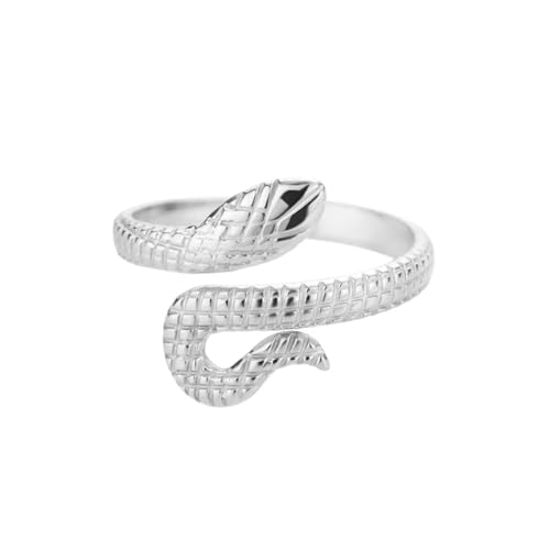 Anneaux pour hommes femmes réglables bague serpent pour doigt fort