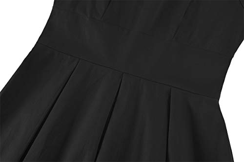 Image of MINTLIMIT Women's 1950s Retro Vintage Cocktail Party 3 /4 Sleeve Swing Dress