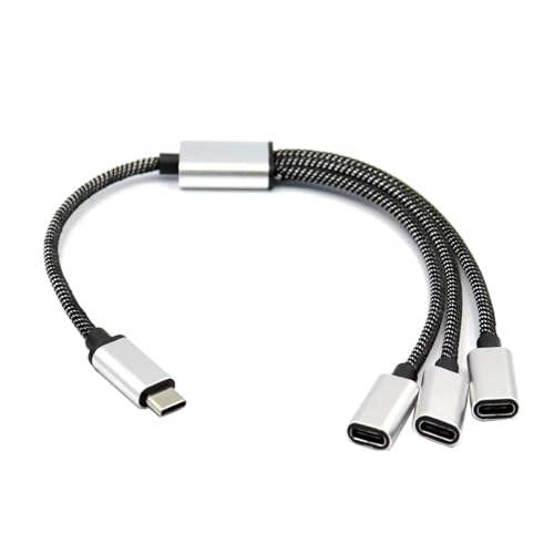 Convertisseur USBC 3 en 1 câble adaptateur USB Type C vers USB-C OTG charge rapide