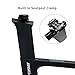 HWEVDHJ Fixed Gear Bike Frameset 700C 49/51/54/57cm Carbon Fiber Track Bicycle Frames Windbreaker Frame with Fork F9x100mm R9x120mm QR BSA 68mm(Black White,57cm)
