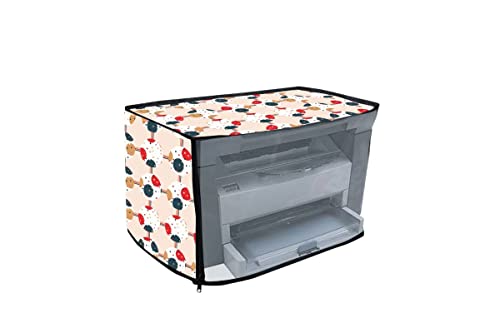 Image of Printer Cover for HP 1005 Printer with Zipper for Dust Protection (White Circle)