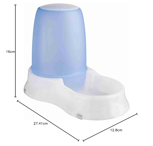 Trixie Futter- und Wasserspender für Katzen und Hunde: 1,5 l, zufällige Farbe (Packung mit 2)