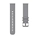 ONE ECHELON Quick Release Watch Band Compatible With Garmin Vivomove 3 44mm Silicone Replacement Watch Strap with Monotone Buckle (Grey)