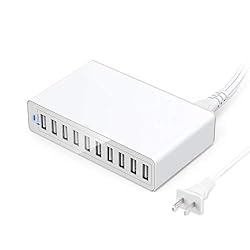 USB���å� USB���󥻥�� �Ÿ����å� USB��®���Ŵ� AmcSquare ��ǽ���� 10�ݡ��� USB ���󥻥�� 10A 5V �������б� iPhone ���ޥ� ���֥�å� ��®���� �����б� 1.6m �ۥ磻��
