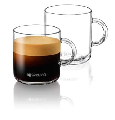 Vertuo - Juego de tazas de café (2 tazas de cristal de 390 ml) | Ya disponible en tu tienda friki favorita! En mundofriki.es!