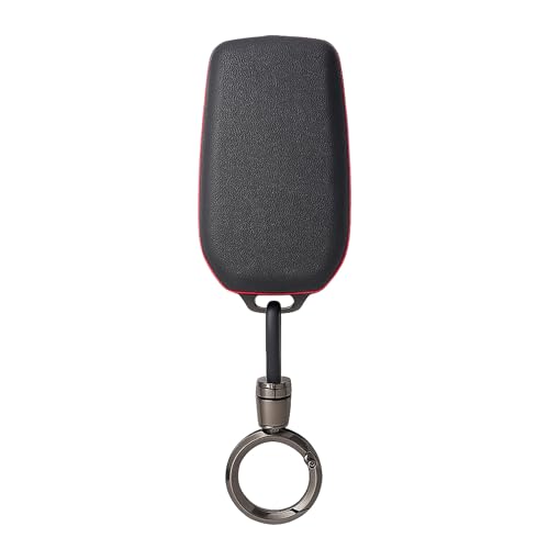 Image of KMH Metal Key Cover Compatible with Toyota Fortuner, Legender, Innova Hycross, Invicto 3 Buttons Smart Keycover with Keychain Key Shell Case Holder Protector Accessories (ABS) Pack of 1