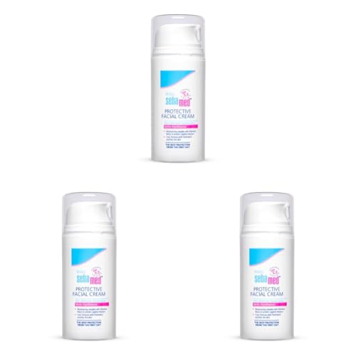 Image of Sebamed Baby Protective Facial Cream|pH 5.5|Baby Face Cream|100ml (Pack of 3)