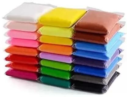 (Pack of 12) Air Dry Clay, Colorful Children Soft Clay, Creative Art Crafts, Gifts for Kids-Multi Color. Non-Toxic Modeling Magic Fluffy Foam Bouncing Clay Putty Kit for Kids with Tools .116