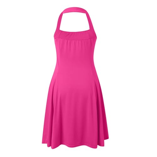 Mini robe évasée à volants avec dos nu plongeant pour les fêtes