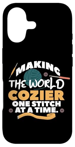 MAKING THE WORLD COZIER ONE STITCH AT ATIME. X}zP[X iPhone 17 p